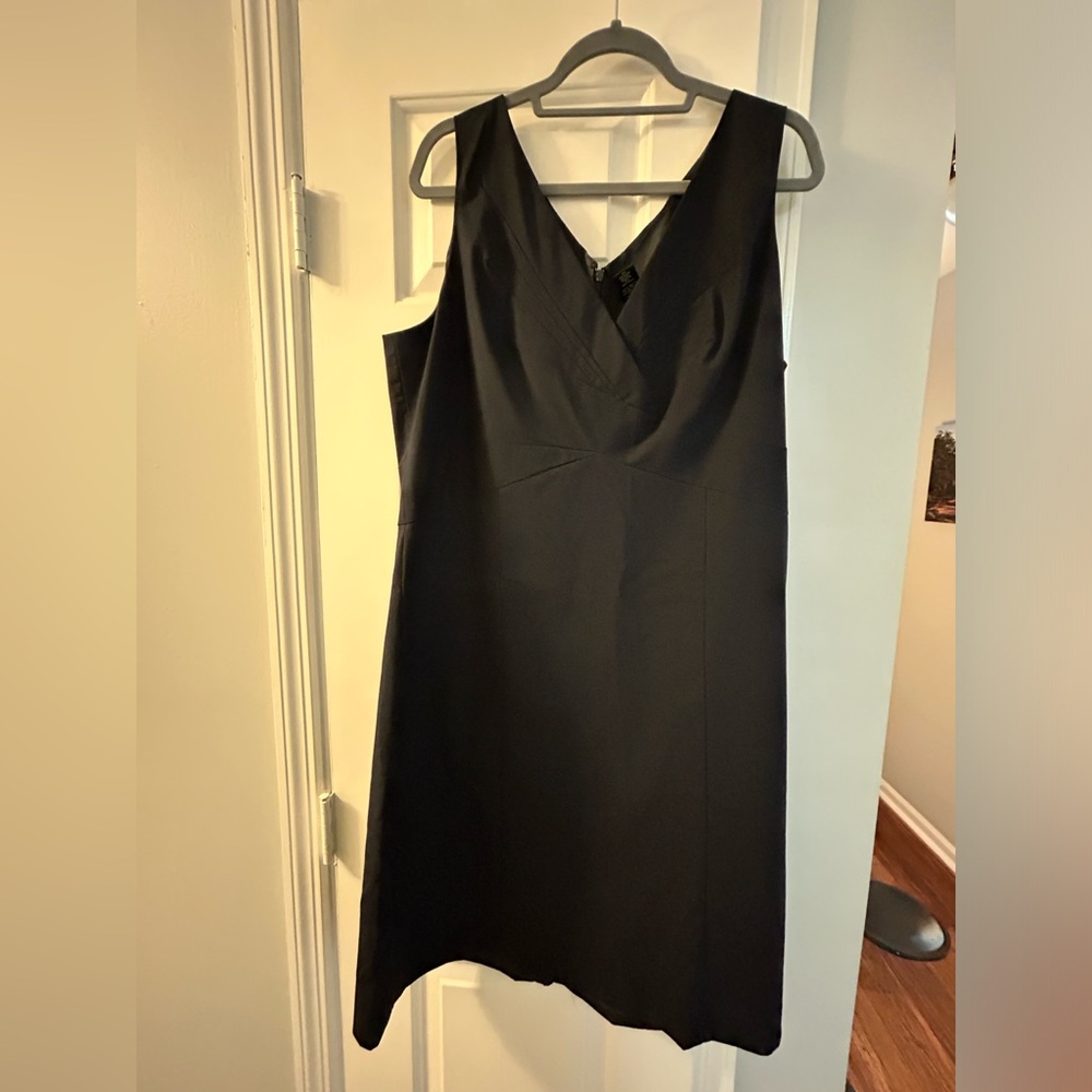 Ann Taylor Dark Navy Sleeveless Dress